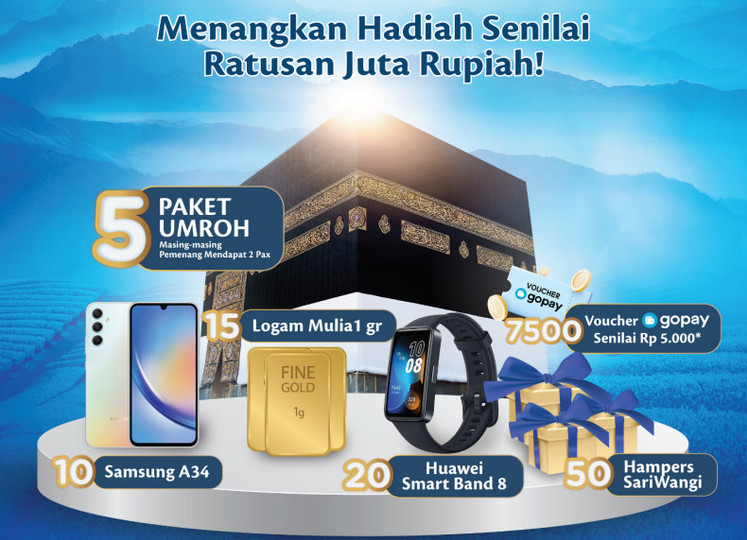 Cara Menang Undian Gebyar Sariwangi 50 Tahun