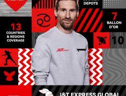 J&T Express Tunjuk Lionel Messi Sebagai Duta Merek Global