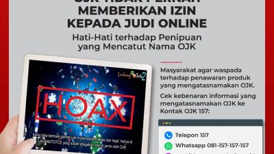 OJK Beri Izin Untuk Judi Online