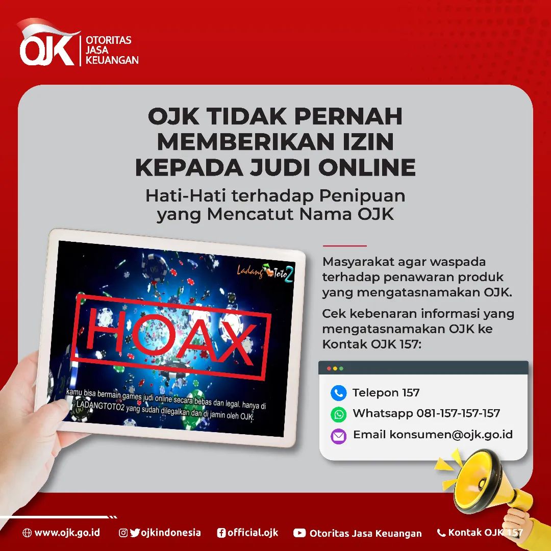 OJK Beri Izin Untuk Judi Online