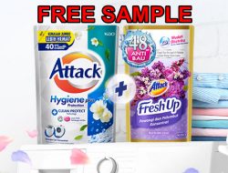 Cara Dapat Sampel Produk Gratis : Attack Fresh Up (Pelembut)