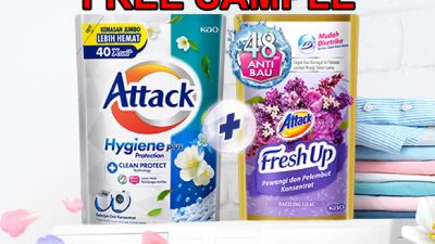 Cara Dapat Sampel Produk Gratis : Attack Fresh Up (Pelembut)