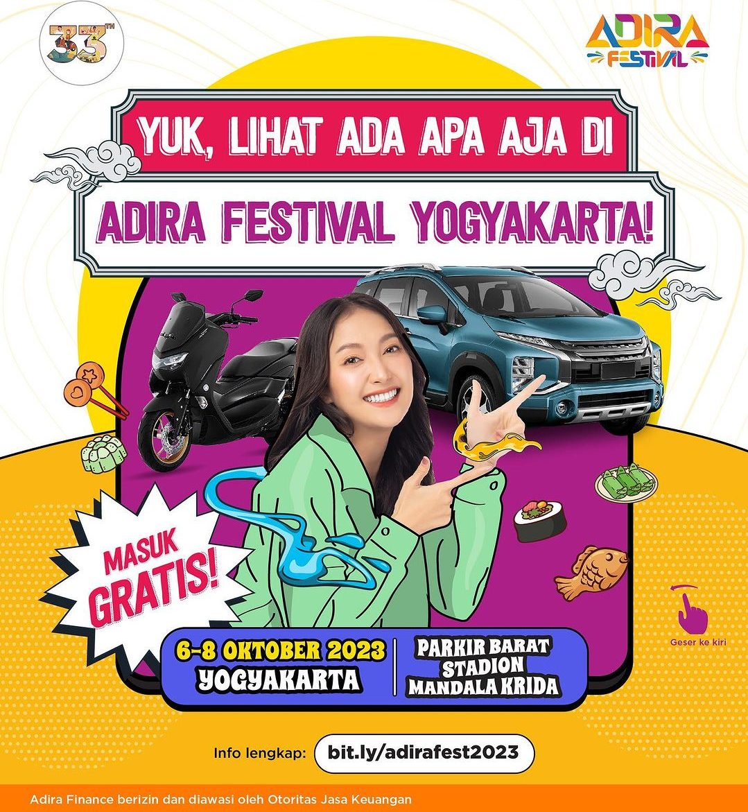 Event ADIRA FESTIVAL Yogyakarta Akhir Pekan Anti Bosan!