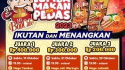 Event Lomba Makan Mie Pedas Boncabe di NAGA Swalayan