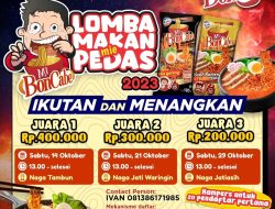 Event Lomba Makan Mie Pedas Boncabe di NAGA Swalayan