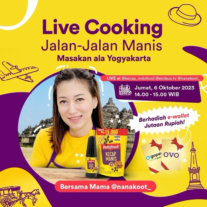 LIVE COOKING Jalan-Jalan Manis Masakan Ala Yogyakarta