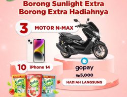 Cara Dapat Motor & iPhone 14 GRATIS di Promo Sunlight Extra