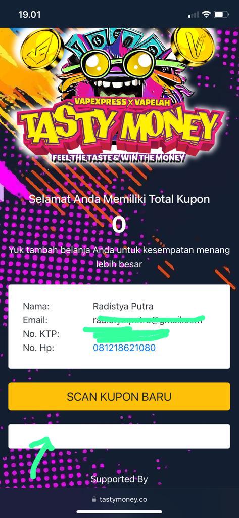 Contoh Kumpulkan kupon